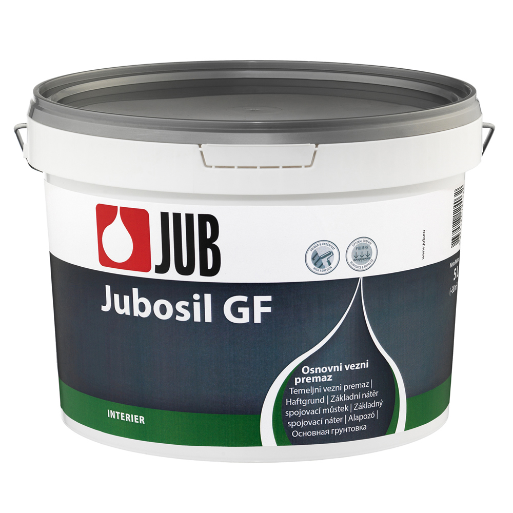 JUBOSIL GF - základný spojovací náter na prídržnosť silikátových farieb bezfarebný 5 l
