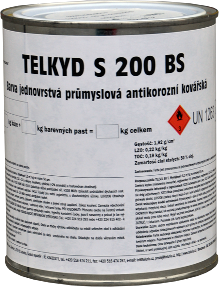 TELKYD S200BS - 2v1 matná syntetická kováčska farba