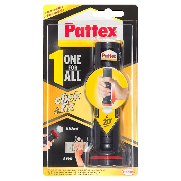 Lepidlo Pattex One For All Click&amp;Fix 30 g