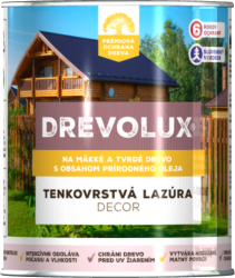 Drevolux Decor - rozpúšťadlová lazúra s obsahom prírodného oleja