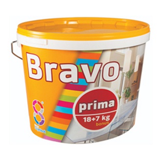 BRAVO PRIMA - Vnútorná farba na steny biela 3 l