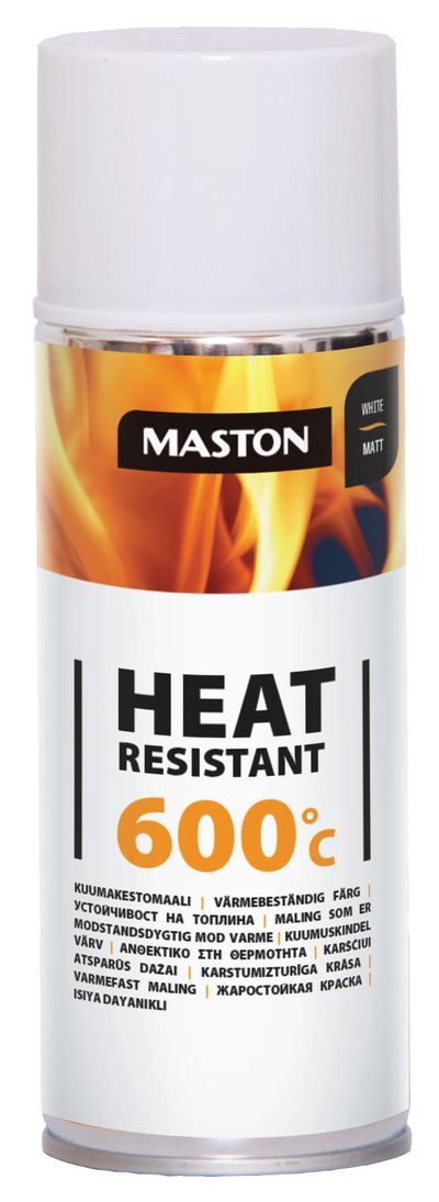 E-shop HEAT RESISTANT - teplotne odolný sprej 400 ml strieborný do 600°c