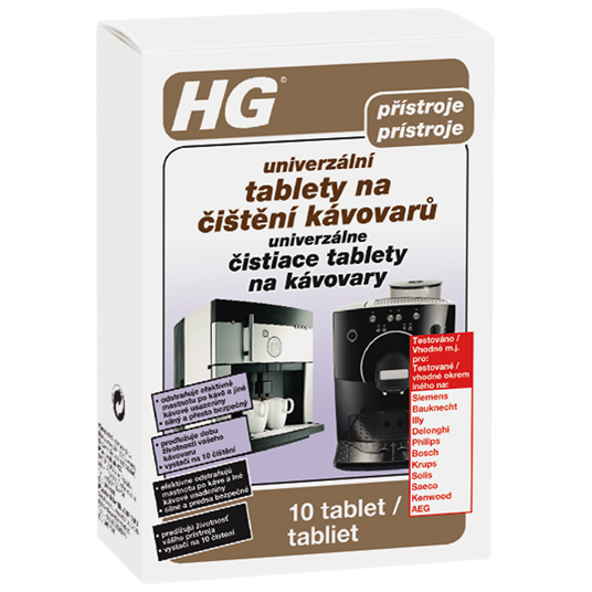 HG 637 - Univerzálne tablety na čistenie kávovarov