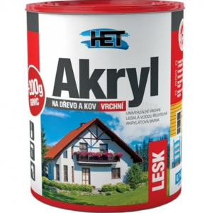 HET AKRYL LESK - Univerzálna lesklá farba na drevo a kov