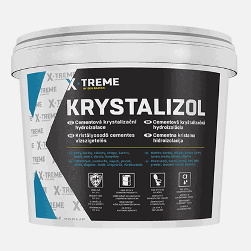 Hydroizolácia - KRYSTALIZOL Cementová kryštalizačná hydroizolácia šedá 5 kg