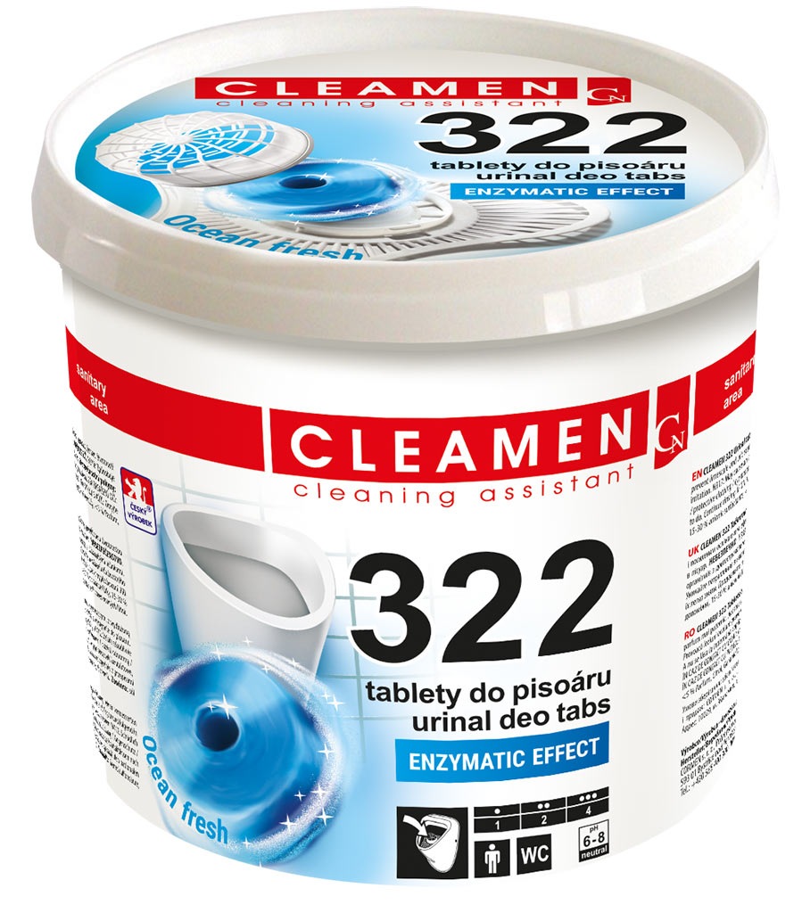 CLEAMEN 322 - Enzymatické tablety do pisoáru 12 ks