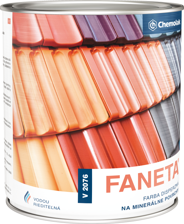 V 2076 FANETA - farba na strechy eternitové, škridlové