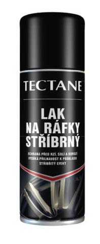TECTANE - Lak na ráfiky (strieborný) 400 ml