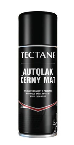 TECTANE - Autolak čierny mat 400 ml