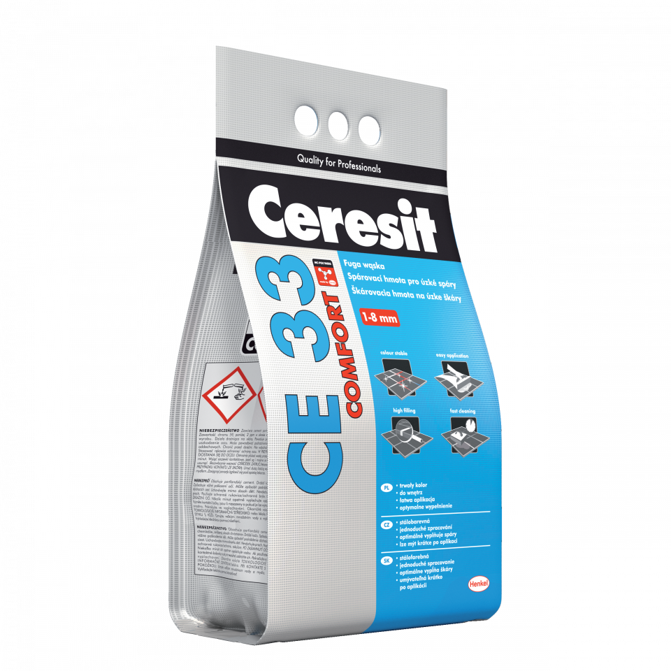 Ceresit CE33 - Biela škárovacia hmota