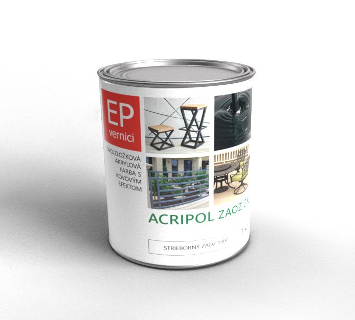 ACRIPOL ZAOZ 2K - Dvojzložková akrylová farba s kovovým efektom
