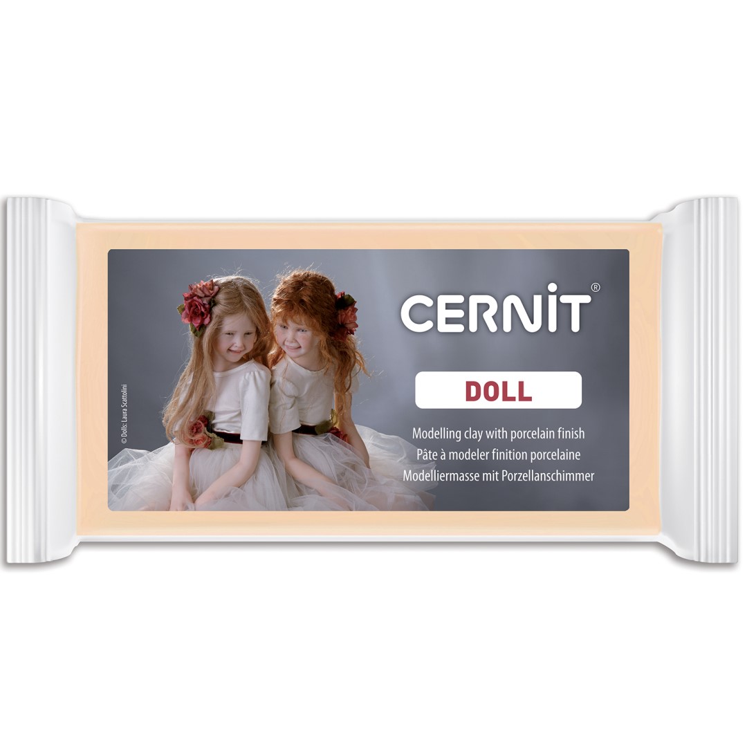 CERNIT DOLL - Modelovacia hmota s porcelánovým vzhľadom 500 g 950500807 - caramel