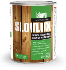 SLOVLUX - Laková lazúra na drevo