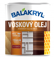 Voskový olej BALAKRYL - interiérový olej na drevo (podlaha, nábytok, steny)