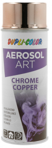 Aerosol-Art efekt - chrómový, zlatý a bronzový efekt