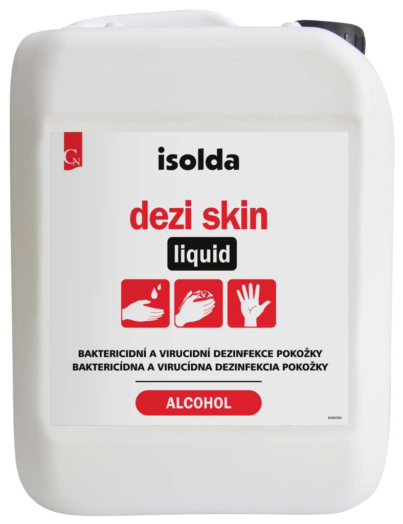 ISOLDA dezi SKIN liquid - Alkoholový dezinfekčný prostriedok