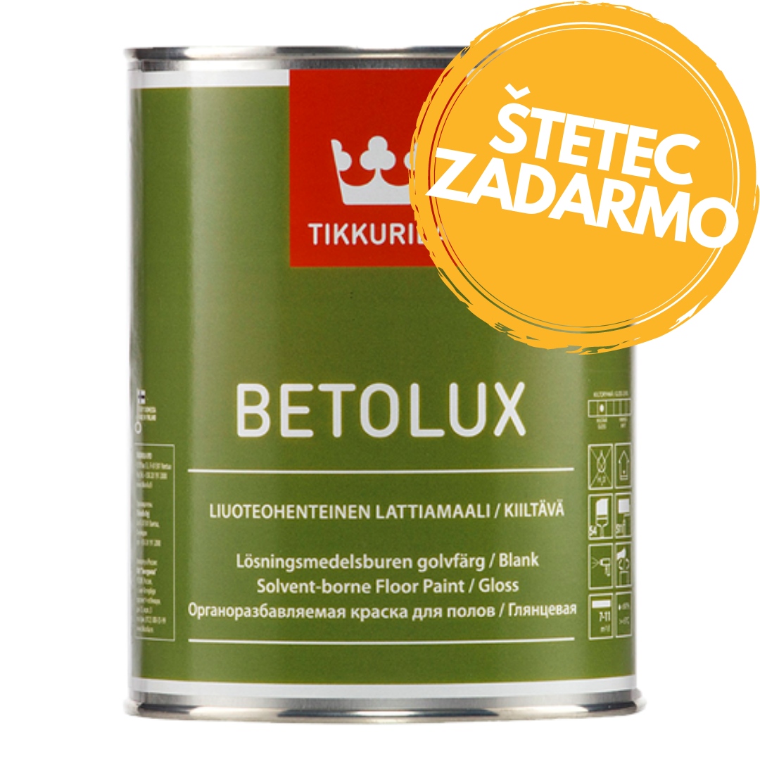 Betolux - farba na podlahu /zákazkové miešanie/ 9 l tvt 2102