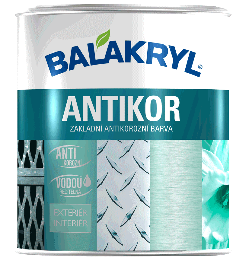 Farba Balakryl Antikor - základná antikorózna farba 2,5 kg 0100 - biela
