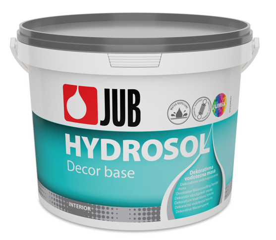 E-shop JUB HYDROSOL decor base - dekoratívna vodoodpudivá hmota 8 kg báza