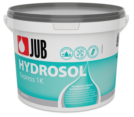 HYDROSOL Express 1K - predpripravená vodotesná hmota 5 kg