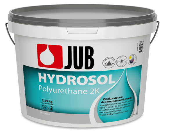 E-shop HYDROSOL Polyurethane 2K - vodoodpudivý dvojkomponentný náter bezfarebný 2,25 kg