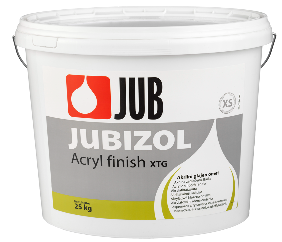 JUBIZOL Acryl finish XS - akrylátová dekoratívna hladená omietka 25 kg zr. 1,5mm - biely