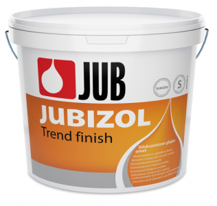 JUBIZOL Trend finish S - siloxanová dekoratívna hladená omietka
