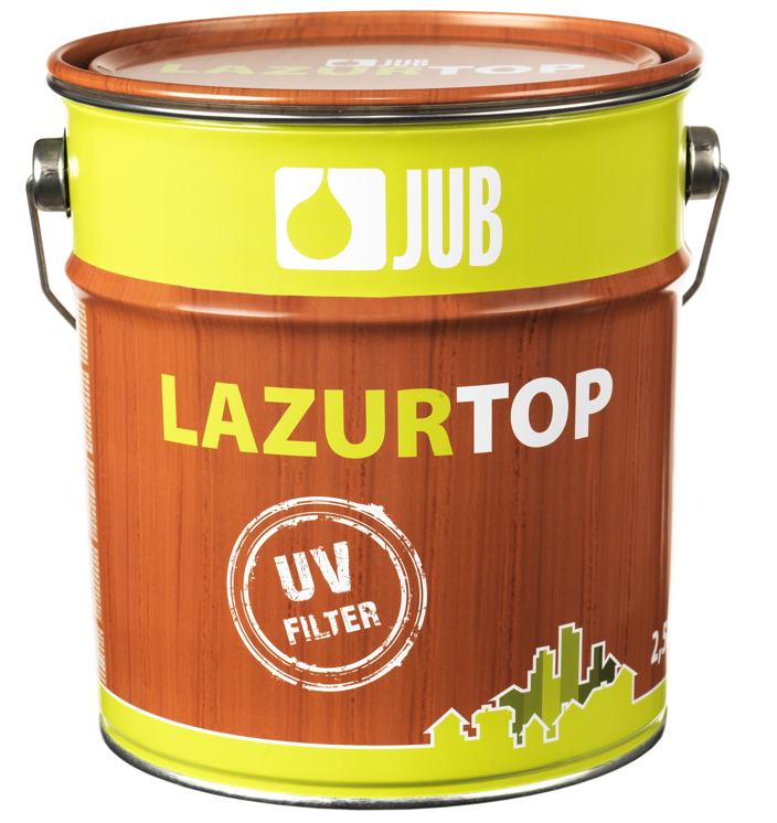 LAZURTOP - Hrubovrstvá lazúra na drevo 23 - mahagón 2,5 L