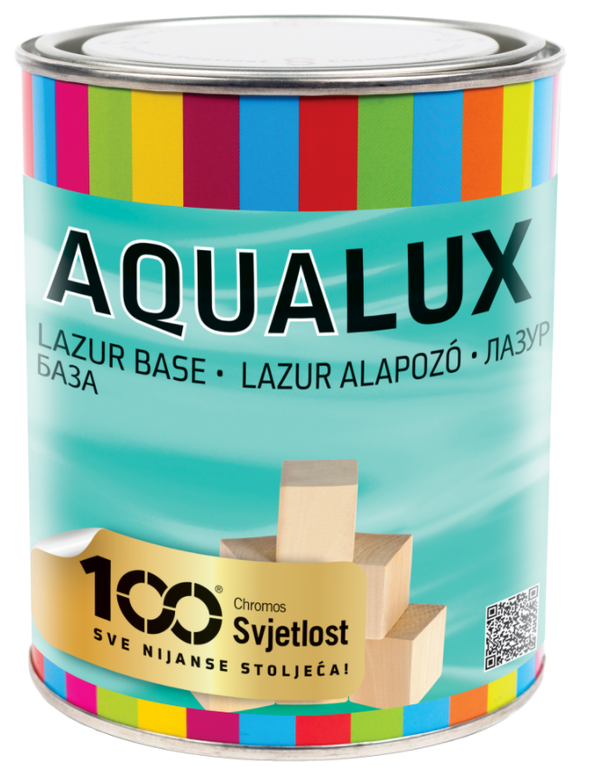 Aqualux lazurbase - impregnácia na drevo 0,75 l bezfarebný