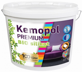KEMOPOL PREMIUM BIO SILIKÁT - Umývateľná silikátová interiérová farba