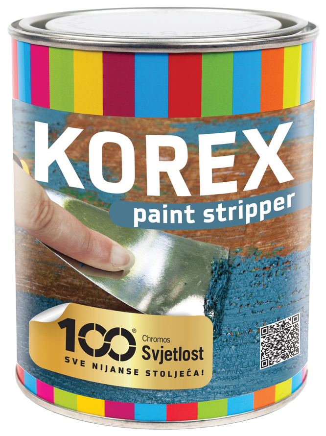 KOREX PAINT STRIPPER - Odstraňovač starých náterov bezfarebný 0,75 l