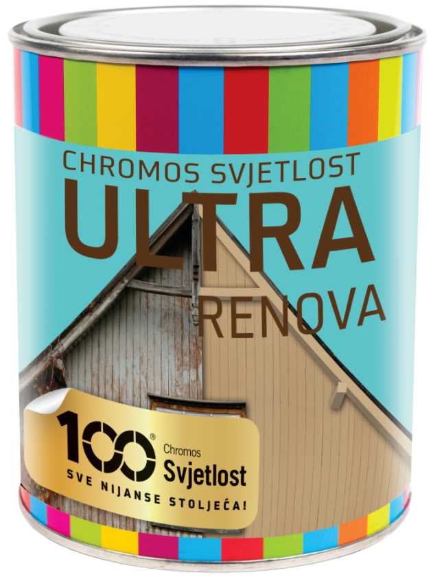 Ultra Renova - Zosvetľujúca renovačná lazúra na drevo 2,5 l