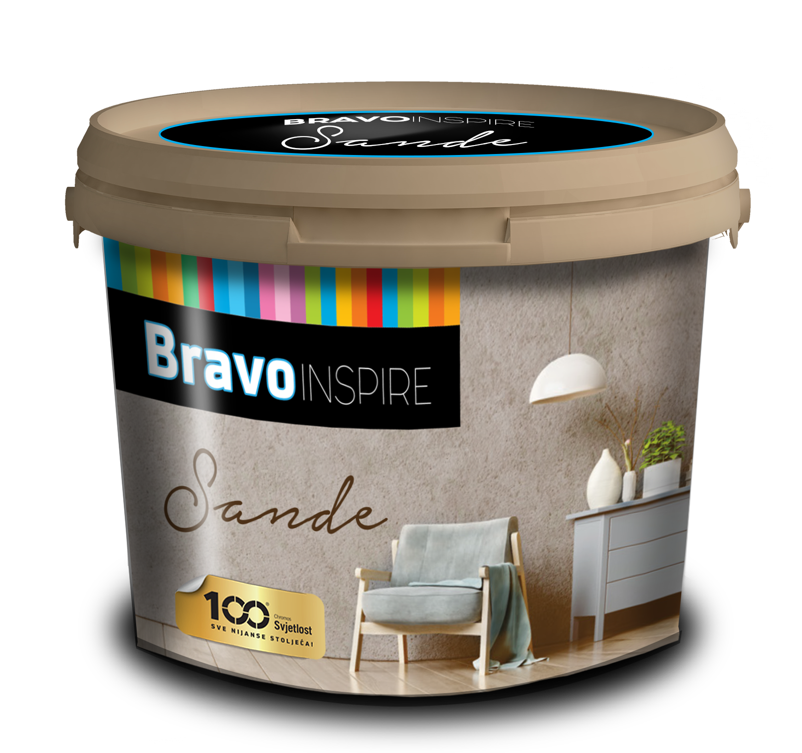 BRAVO INSPIRE SANDE - Dekoratívna farba do interiéru