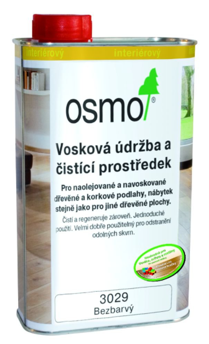 OSMO Vosková údržba a čistiaci prostriedok bezfarebný 0,5 l