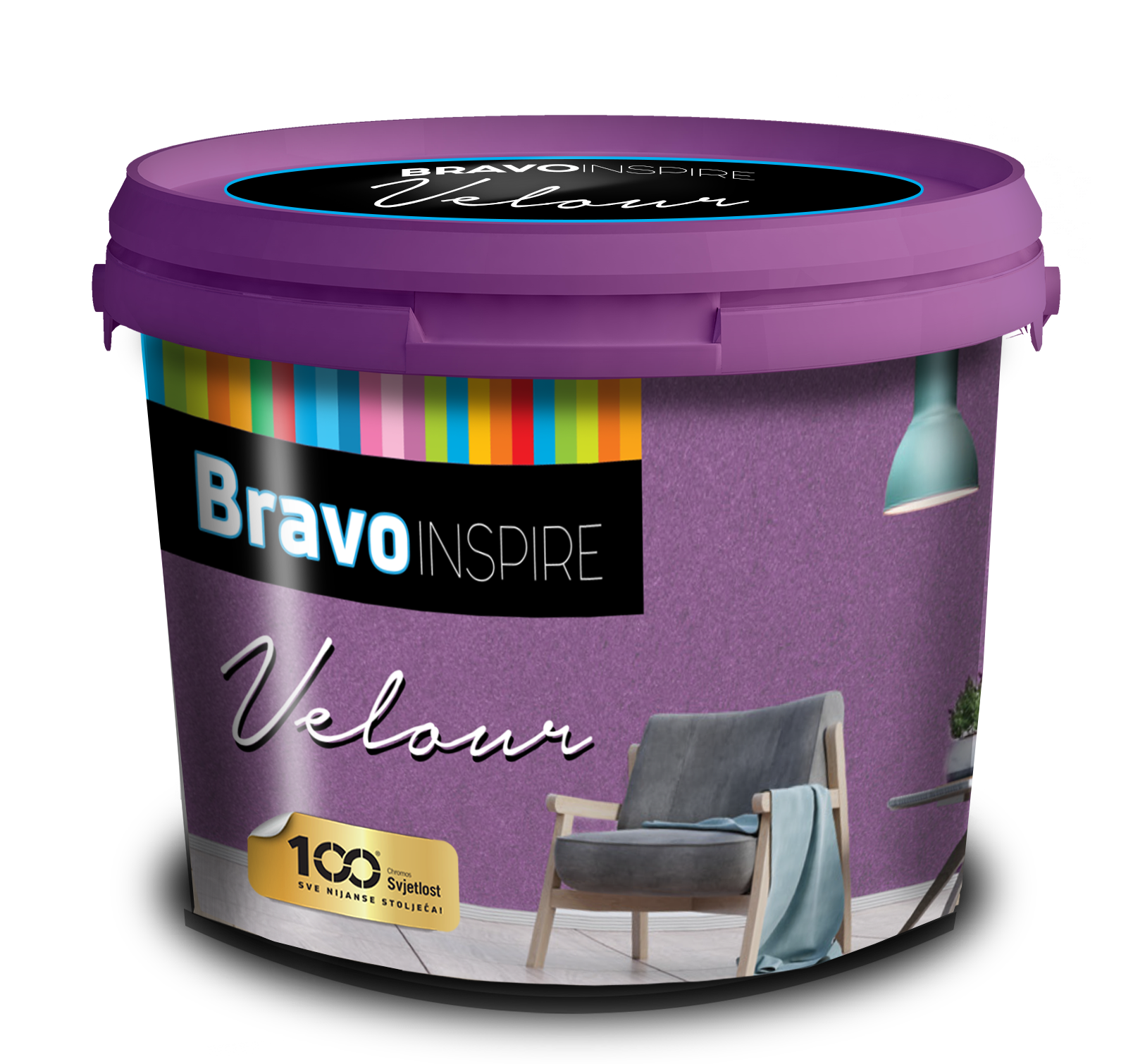 BRAVO INSPIRE VELOUR - Dekoračná farba s jemným efektom