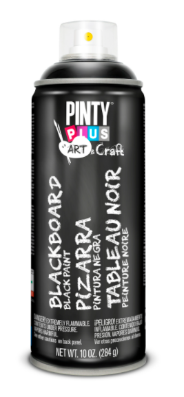 E-shop PINTY PLUS ART - Tabuľová farba v spreji cierna 400 ml