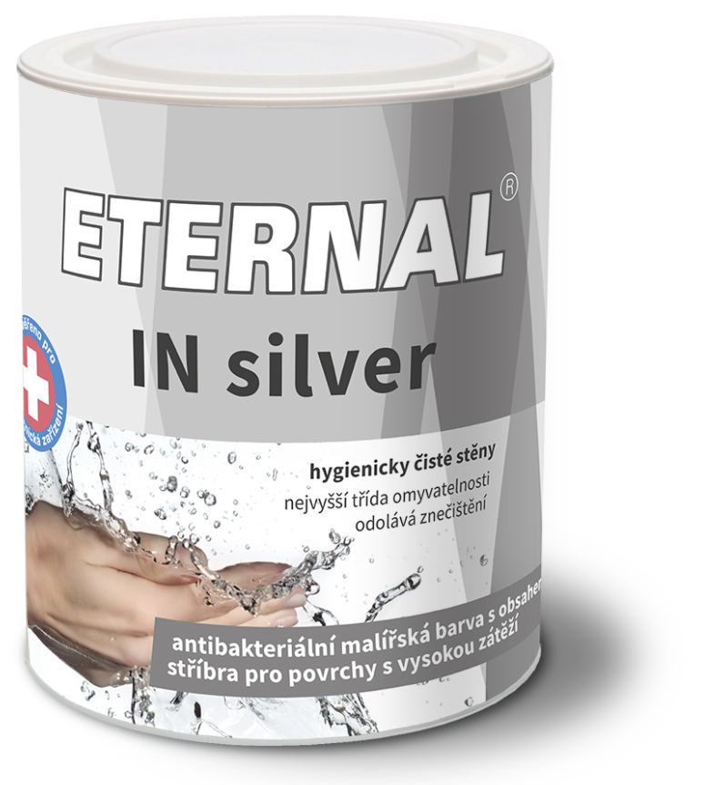 E-shop AUSTIS ETERNAL IN SILVER - Antibakteriálna interiérová farba biela 1 kg