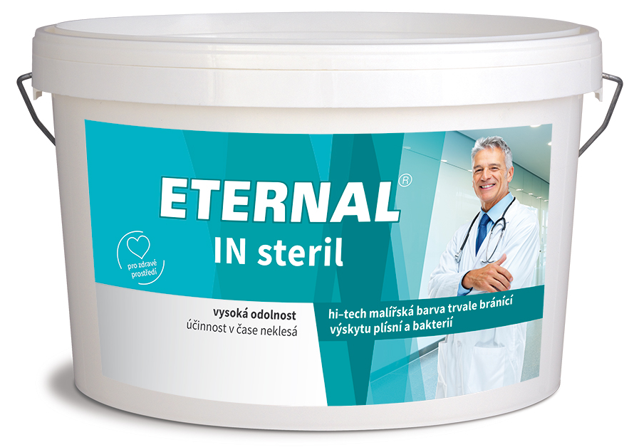 E-shop AUSTIS ETERNAL IN STERIL - Farba proti plesniam a baktériam biela 12 kg