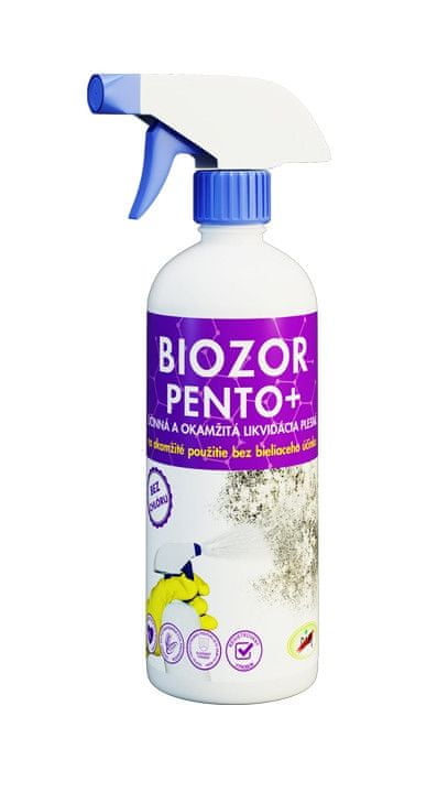 Biozor Pento + s rozprašovačom - Protiplesňový bezfarebný náter