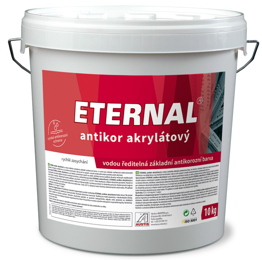 AUSTIS ETERNAL ANTIKOR - Akrylátová antikorózna farba 07 - červenohnedá 10 kg
