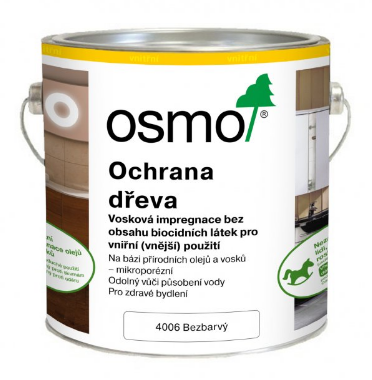 OSMO - Vosková impregnácia na drevo 4006 - bezfarebná 2,5 l