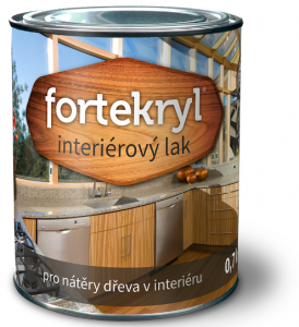 FORTEKRYL - Interiérový lak na drevo