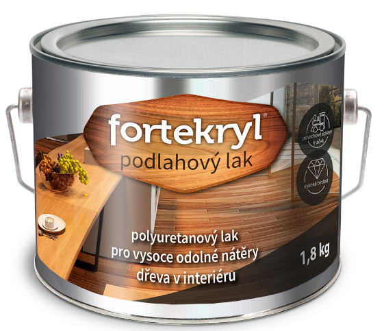 FORTEKRYL - Podlahový lak do interiéru lesklý 1,8 kg