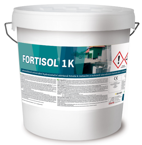 E-shop AUSTIS FORTISOL 1K - Jednozložková mrazuvzdorná hydroizolácia šedá 5 kg