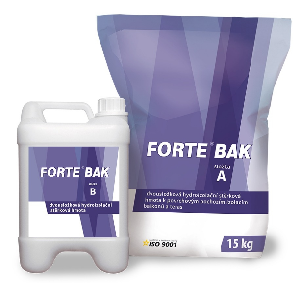 AUSTIS FORTE BAK - Hydroizolačná hmota na balkóny šedá 20 kg (zložka A+B)