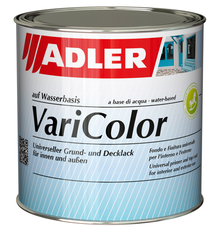 ADLER VARICOLOR - Univerzálna matná farba na rôzne podklady RAL 7043 - dopravná šedá B 0,75 L