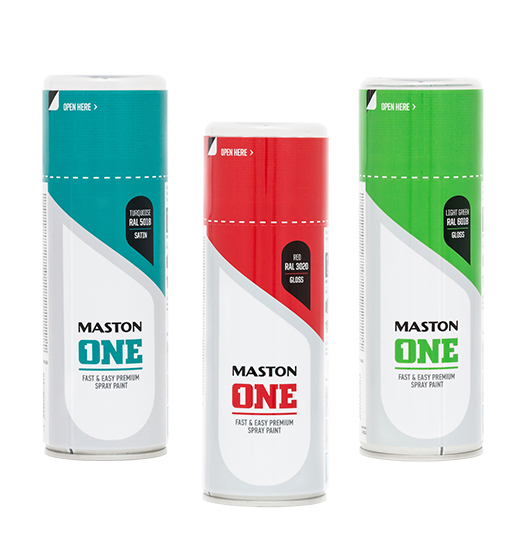 E-shop Maston One - akrylová farba v spreji ral 7035 - šedá svetlá 400 ml