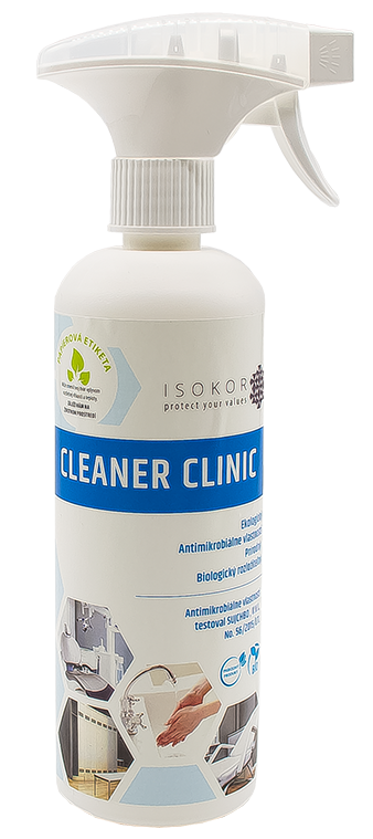 ISOKOR CLEANER CLINIC - Čistiaci prípravok s antimikrobiálnymi vlastnosťami 500 ml