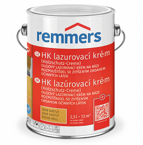 REMMERS HOLZSCHUTZ CREME - Lazúrovací olejový krém REM - pinie/lärche 0,75 L