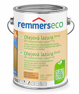 REMMERS LASUR ECO - Ekologická olejová lazúra REM - silbergrau 0,75 L